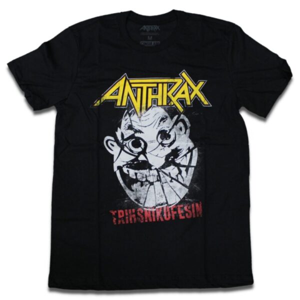 Camiseta Anthrax Trihsnikufesin